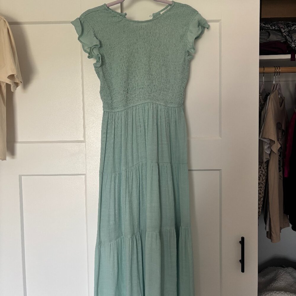 Teal Long Dress